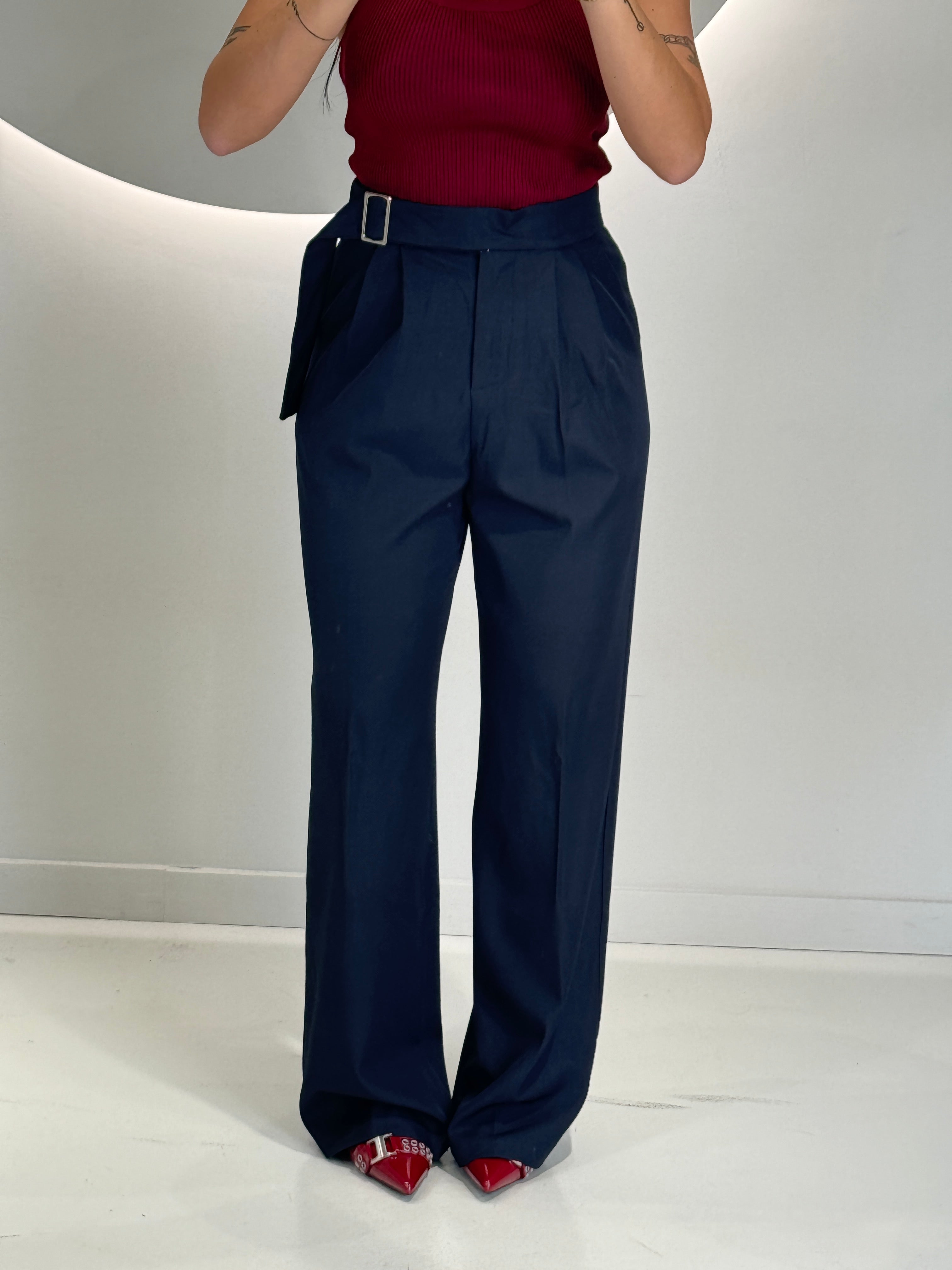 Pantalone con fibbia Janet