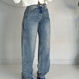 Jeans Ballon lavaggio medio Rigid