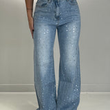 Jeans con paillettes